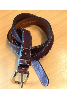 belt in leather 2.5cm