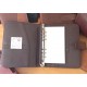 organizer nubuck bicolore pour agenda A6